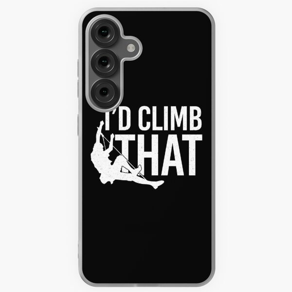 Item preview, I'd Climb That Funny Climbing Shirt designed and sold by SunsetGloww.