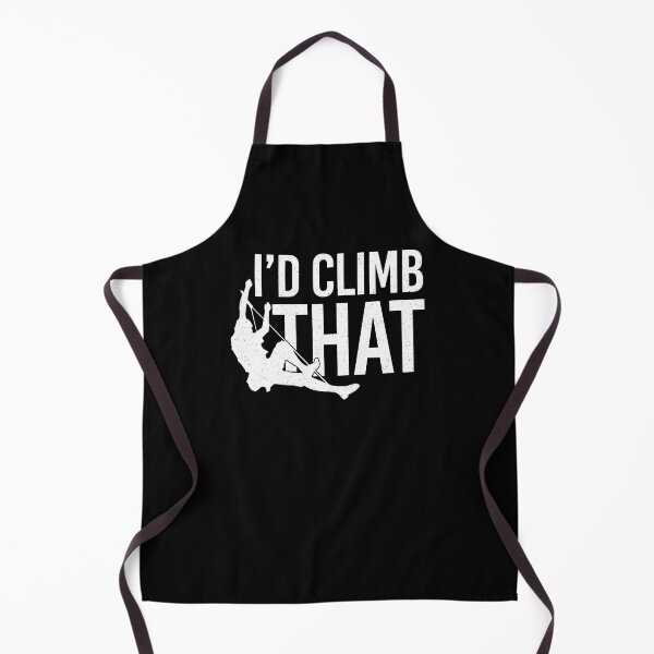 Item preview, I'd Climb That Funny Climbing Shirt designed and sold by SunsetGloww.