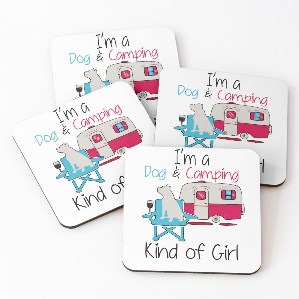 Item preview, I'm A Dog And Camping Kind Of Girl designed and sold by BeanxMax.