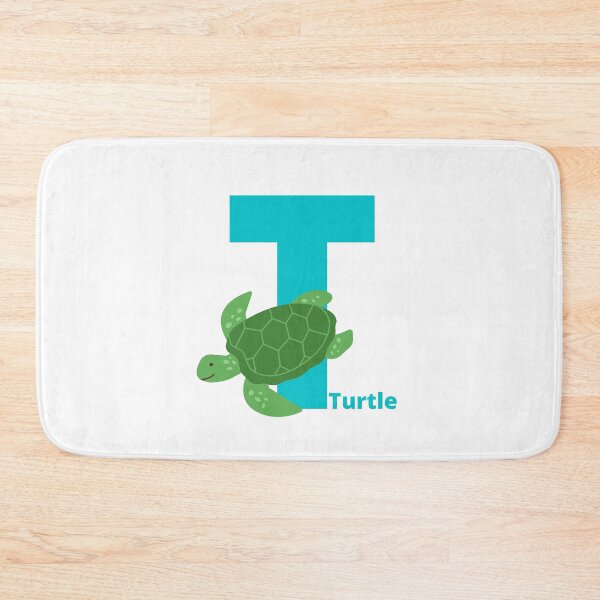 Item preview, T for Turtle  - Alphabet and Sea Animals designed and sold by CherieTree.