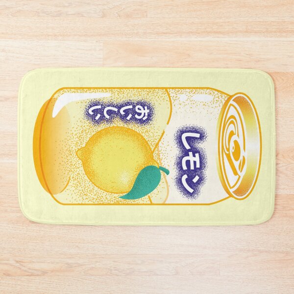 Item preview, Lemon Soda Can Japanese Soft Drink Kawaii Soft Pastel Pop Art Retro Summer Vibe designed and sold by AoiKasumi.