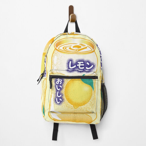 Item preview, Lemon Soda Can Japanese Soft Drink Kawaii Soft Pastel Pop Art Retro Summer Vibe designed and sold by AoiKasumi.