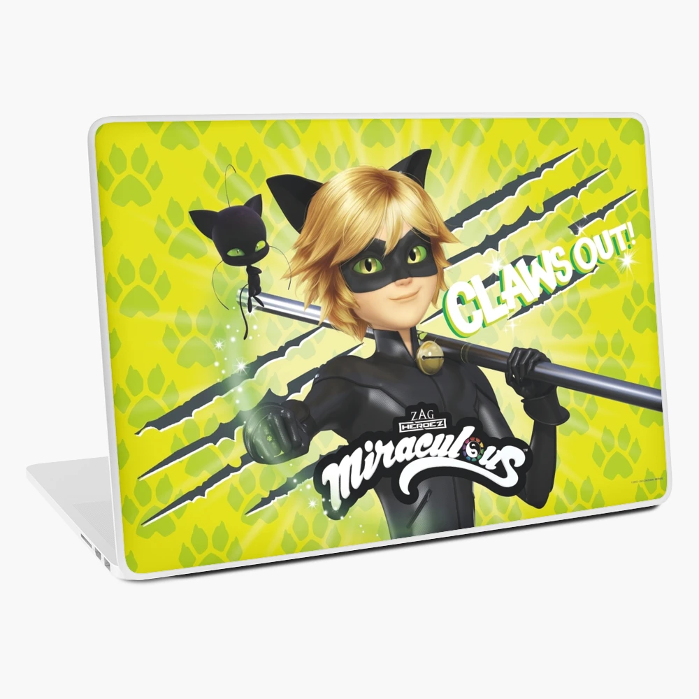 Miraculous Ladybug - Character Focus Cat Noir Claws Out Spiral Notebook  for Sale by MiraculousStore