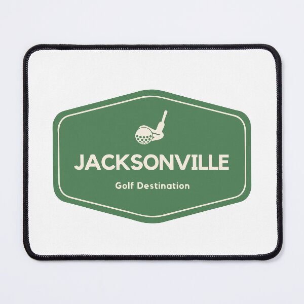 Item preview, Jacksonville in Florida, United States - Golf Course Travel Destination Logo designed and sold by Vintage-TM.