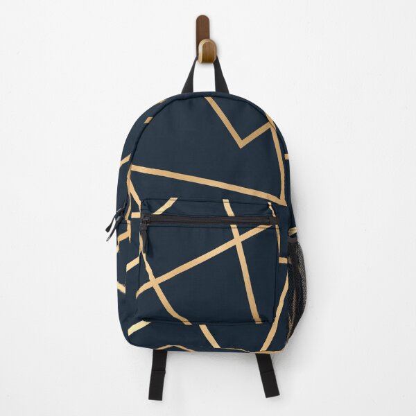 Item preview, Navy & Gold Abstract designed and sold by Blue-Banana.