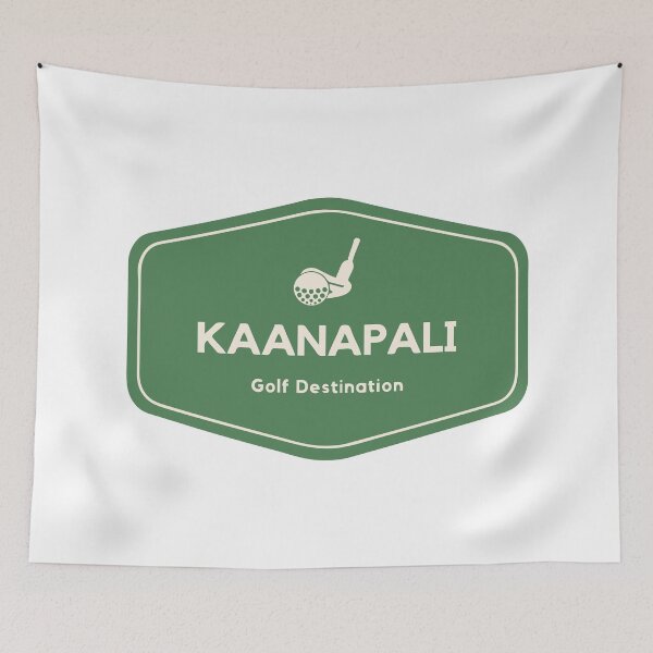 Item preview, Kaanapali in Maui, Hawaii, United States - Golf Course Travel Destination Logo designed and sold by Vintage-TM.