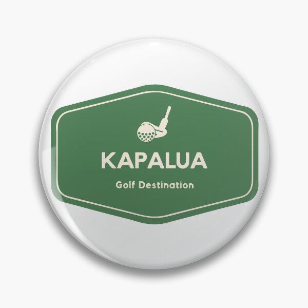 Item preview, Kapalua in Hawaii, United States - Golf Course Travel Destination Logo designed and sold by Vintage-TM.