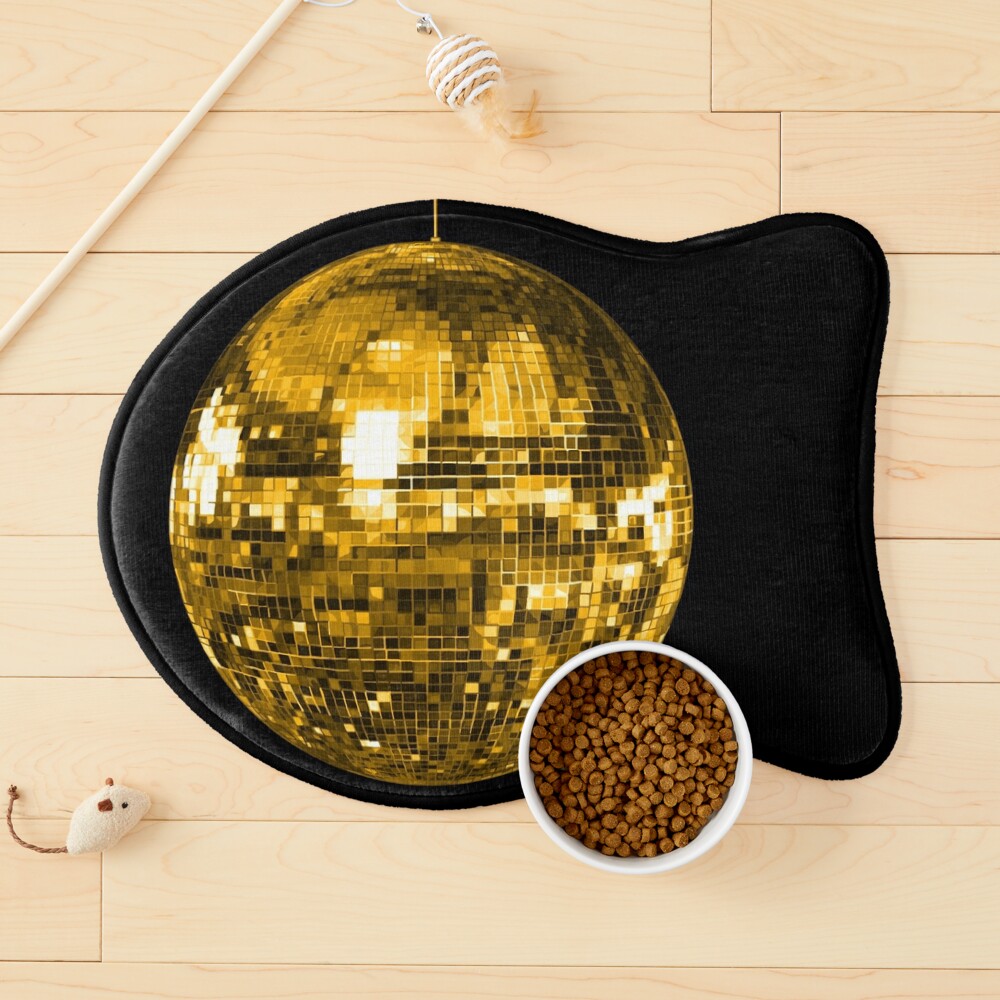 Gold Yellow Disco Ball - NeatoShop