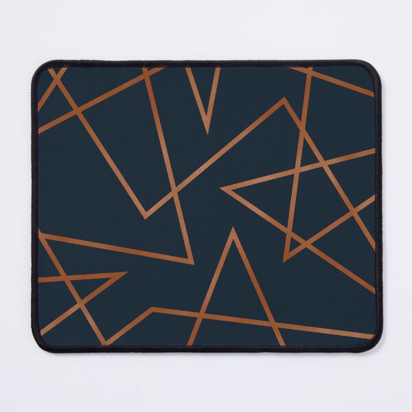 Item preview, Navy & Copper Abstract designed and sold by Blue-Banana.