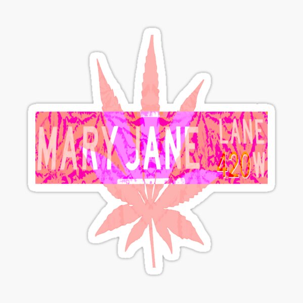 Mary Jane Lane - Pink Sticker