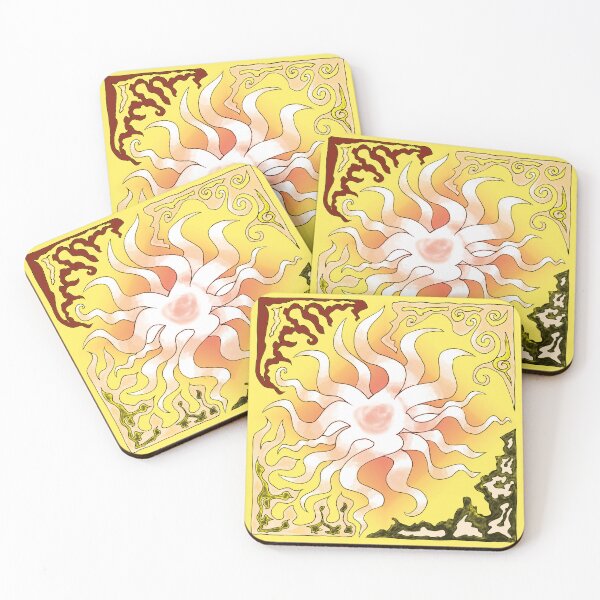 Item preview, Earthsong Desert Orange Yellow designed and sold by Sirielle Art.