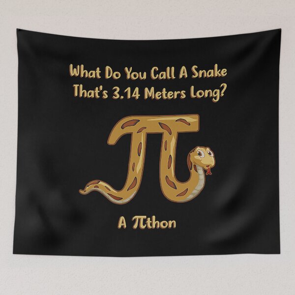 Item preview, What Do You Call A Snake That's 3 14 Meters Long A Python designed and sold by xmjajd.