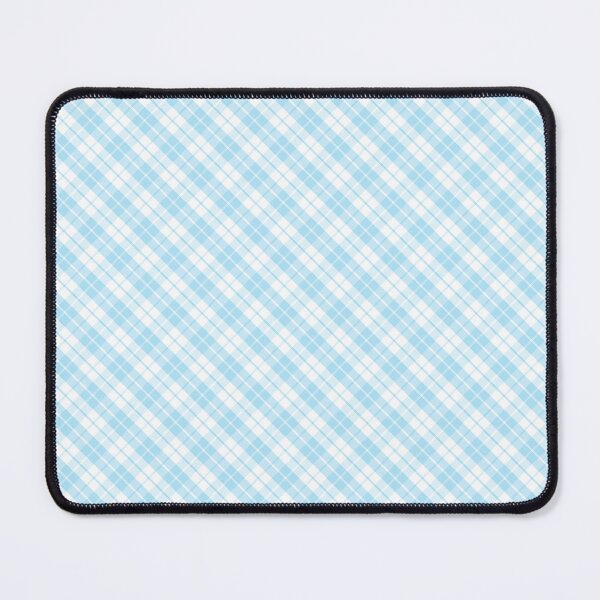 Item preview, light baby blue tartan pattern designed and sold by ImagineKaye.