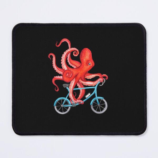 Item preview, Cycling Octopus Merchandise Relaxed Fit T-Shirt designed and sold by MandyBraun.
