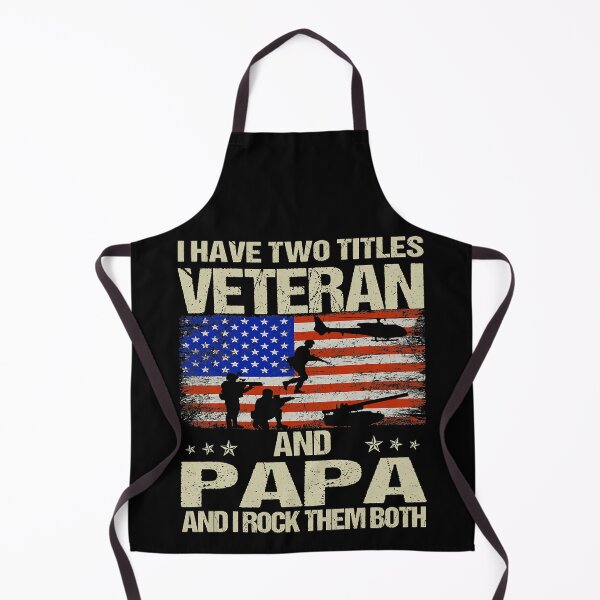 Item preview, I Have Two Titles Veteran And Papa And I Rock Them Both designed and sold by Xtjjae.