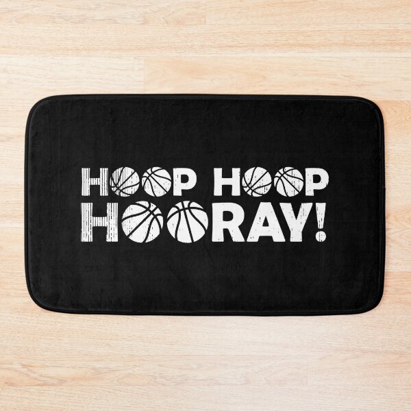Item preview, Hoop Hoop Hooray! | White Basketball Emblem Design designed and sold by Slam-Dunkan.