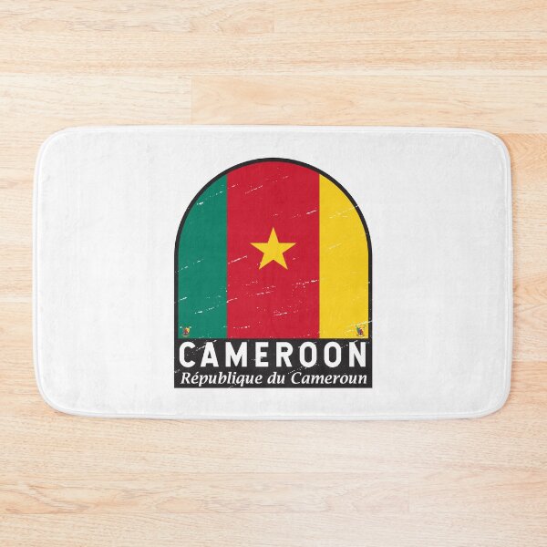 Item preview, Cameroon Flag Emblem Distressed Vintage designed and sold by KrisSidDesigns.
