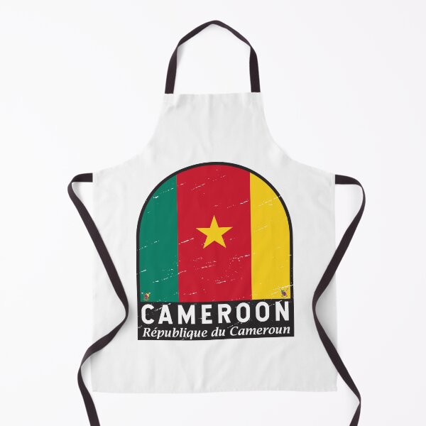 Item preview, Cameroon Flag Emblem Distressed Vintage designed and sold by KrisSidDesigns.
