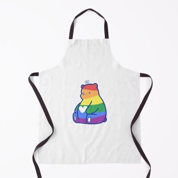 Item preview, Gonmi The Chubby Polarbear with mania , laziness and undone work / LGBTQ pride month designed and sold by MyFairyAndGonmi.