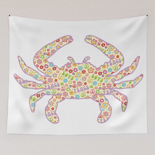 Item preview, Peace and Love Crab designed and sold by dignenphoto.