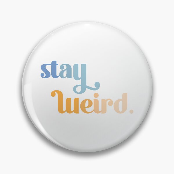Item preview, stay weird  | stacked blue/orange designed and sold by paperjane.