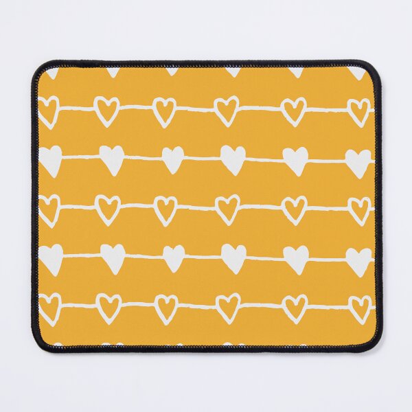 Item preview, Hand Drawn Hearts - Yellow designed and sold by Blue-Banana.