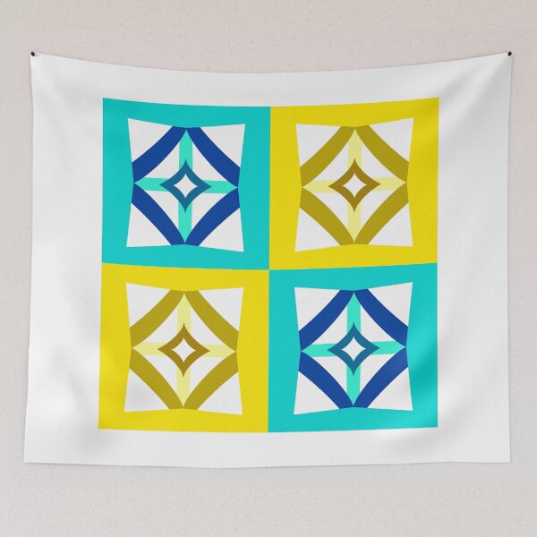 Item preview, Breeze Block Nine Multi BY designed and sold by Owen1976.