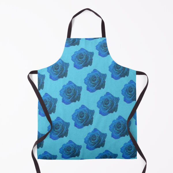 Item preview, VINTAGE BLUE ROSE GARDEN PATTERNS BLUE ART designed and sold by sharlesart.