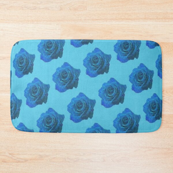 Item preview, VINTAGE BLUE ROSE GARDEN PATTERNS BLUE ART  designed and sold by sharlesart.