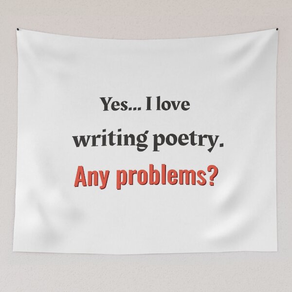 Item preview, I love Writing Poetry designed and sold by cooldesignsalot.