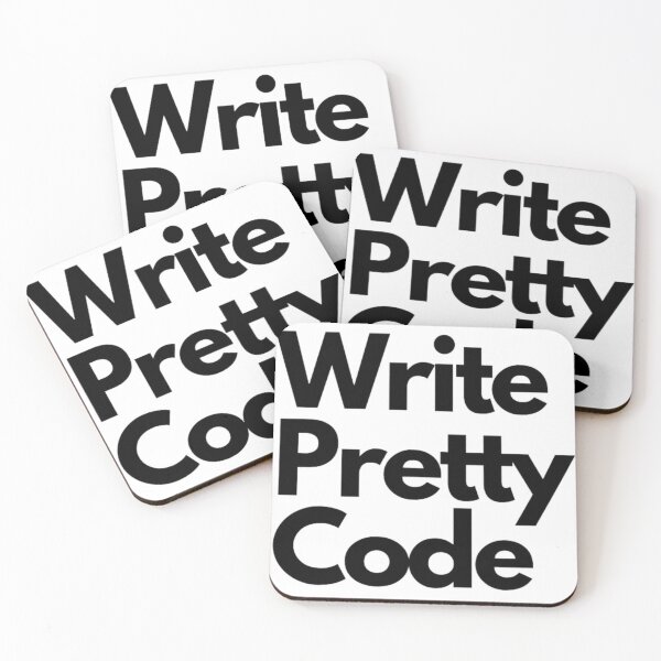 Item preview, Write Pretty Code designed and sold by Faeblehoarder.