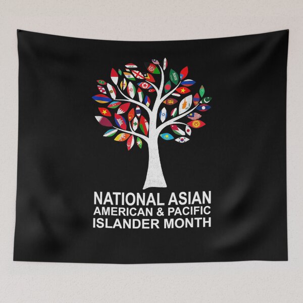 Item preview, National Asian American Pacific Islander Heritage Month Tree  designed and sold by TARABENNIE01.