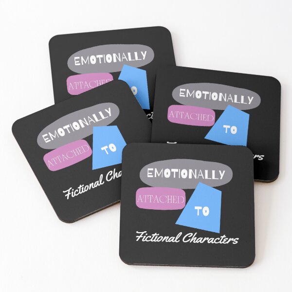 Item preview, Emotionally attached to Fictional Characters (Book Lovers/Movie Lovers) designed and sold by Oreo2020 Creations.