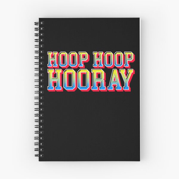 Item preview, Hoop Hoop Hooray Colored Decorative Text Logo 3D Effect designed and sold by Slam-Dunkan.