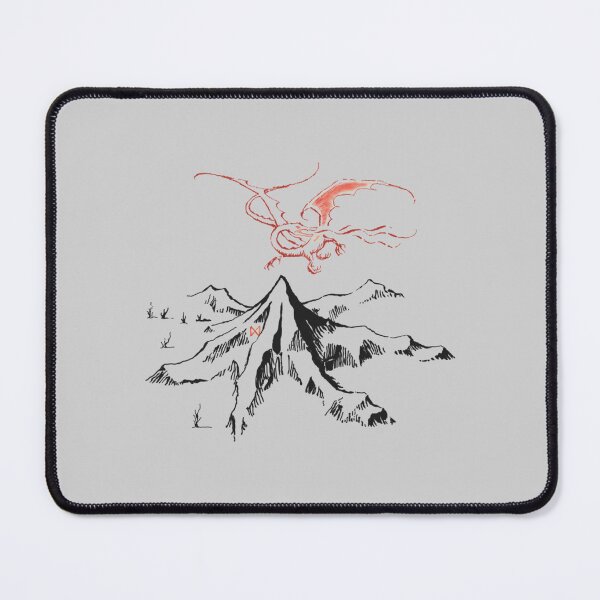 Item preview, Red Dragon Above A Single Solitary Peak - Fan Art designed and sold by LEVI2525.