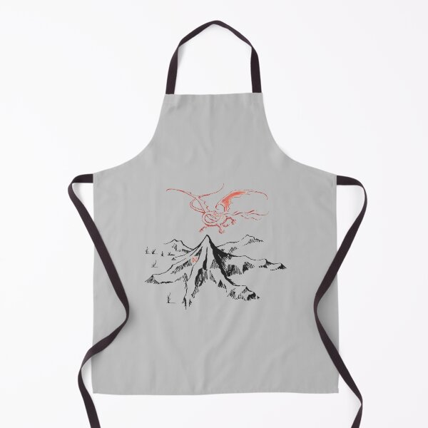 Item preview, Red Dragon Above A Single Solitary Peak - Fan Art designed and sold by LEVI2525.