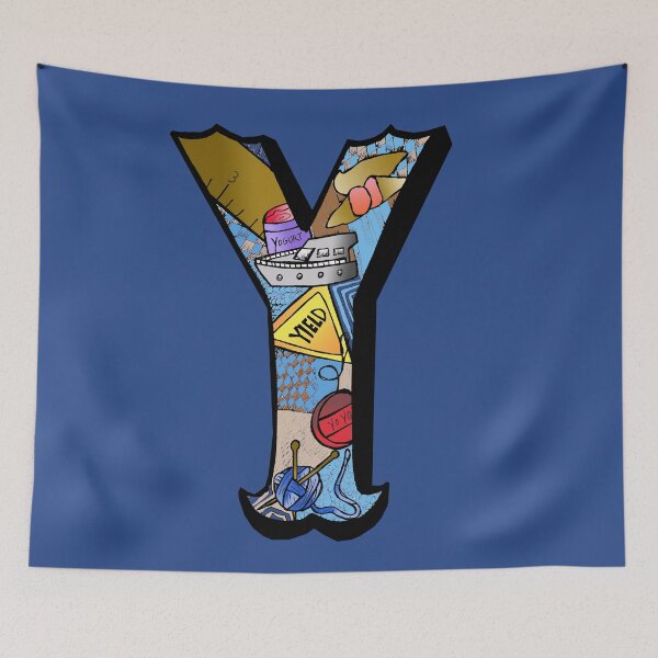Item preview, Doodle Letter Y designed and sold by missmann.