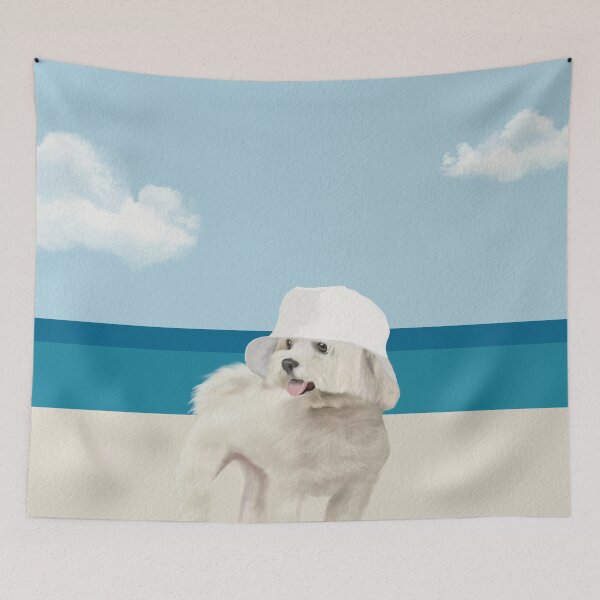 Item preview, Coastal Dog  designed and sold by PawssionateArt.