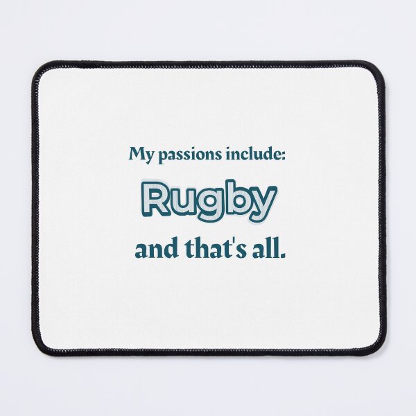 Item preview, Rugby is my passion designed and sold by cooldesignsalot.