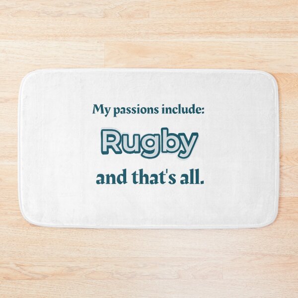 Item preview, Rugby is my passion designed and sold by cooldesignsalot.