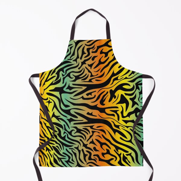 Item preview, Animal print in orange, yellow and green tones African style designed and sold by Martapp.