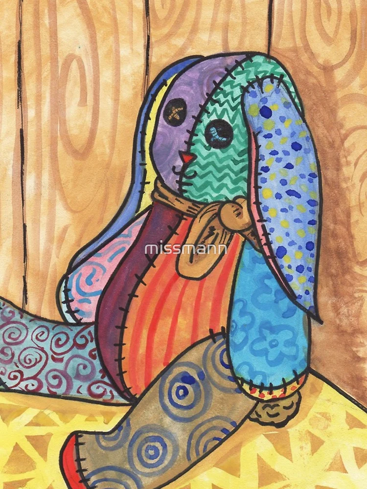 Thumbnail 4 of 4, iPhone Case, Stuffed Rabbit designed and sold by missmann.