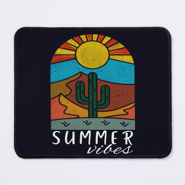 Item preview, Retro Summer Vibes, Cactus and Desert Sunrise designed and sold by madtoyman.