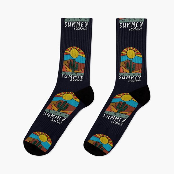 Item preview, Retro Summer Vibes, Cactus and Desert Sunrise designed and sold by madtoyman.