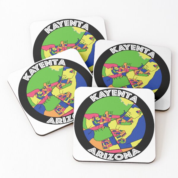Item preview, Kayenta, AZ Colorful Map designed and sold by John Mashburn.