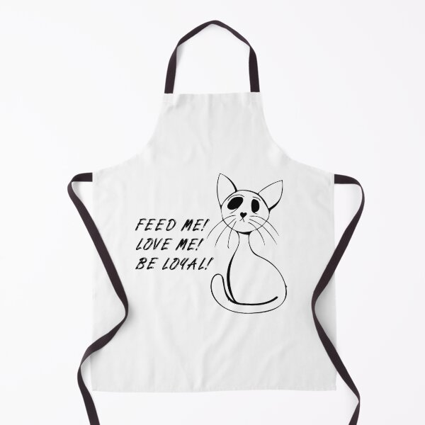 Item preview, Feed Me! Love Me! - Funny cat illustration designed and sold by GizmoDesign.