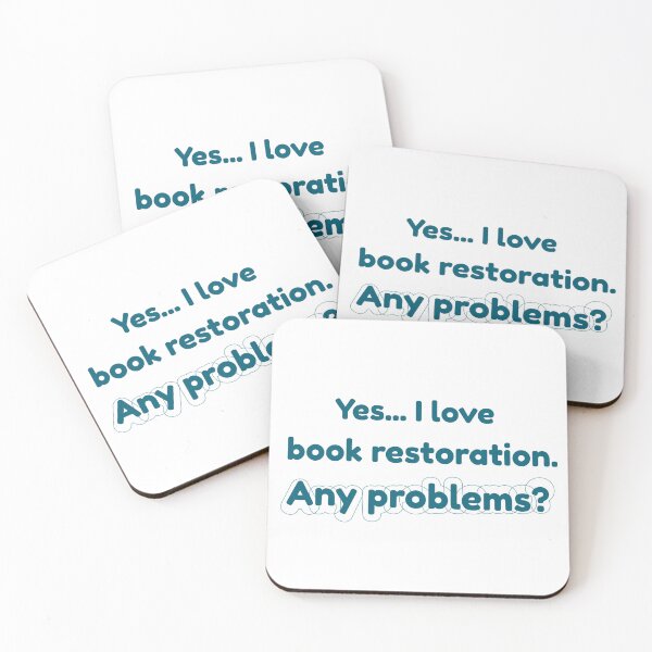 Item preview, I love Book Restoration designed and sold by cooldesignsalot.