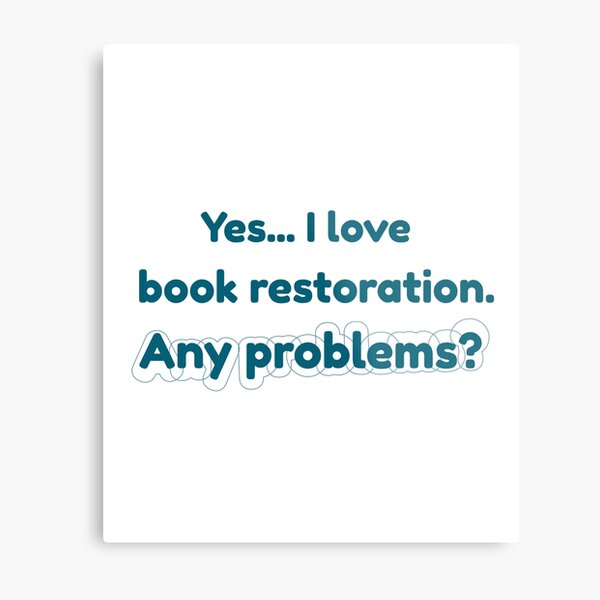 Item preview, I love Book Restoration designed and sold by cooldesignsalot.