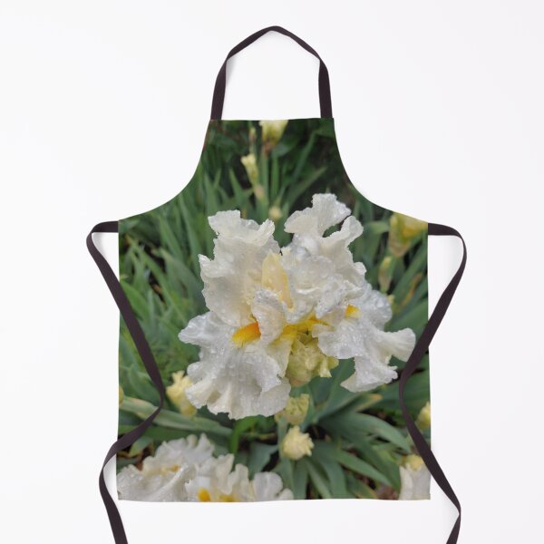 Item preview, White flowers with raindrops designed and sold by jdphotos.