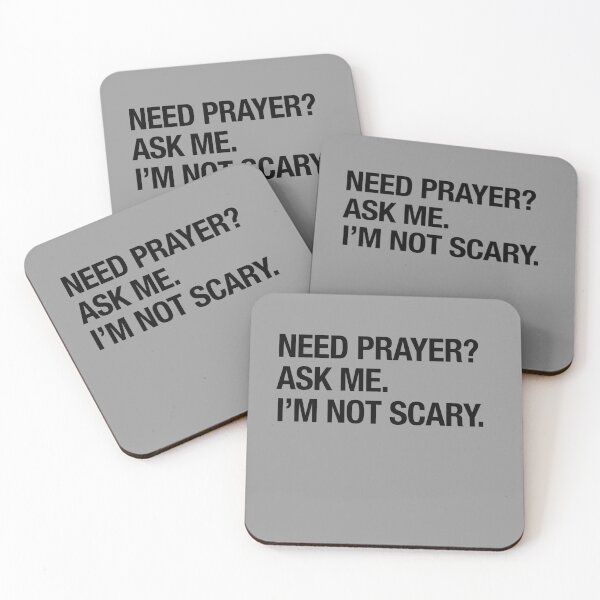 Item preview, Need Prayer? Ask Me. I'm Not Scary. designed and sold by Waconia Design Co..
